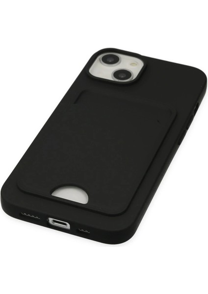 Apple iPhone 14 Plus Kılıf Card Flex Kılıf (Kartlıklı) - Siyah fırsatları
