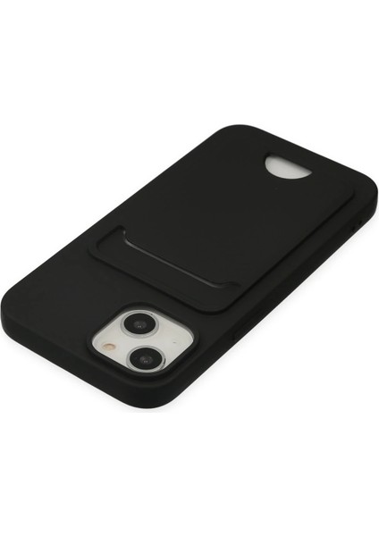 Apple iPhone 14 Plus Kılıf Card Flex Kılıf (Kartlıklı) - Siyah indirimleri