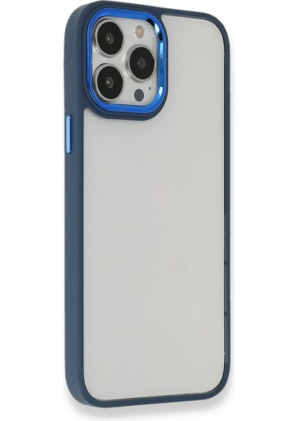 Apple iPhone 14 Pro Elegant Clear Case (Şeffaf Kılıf) - Stylish Protective Cover - Mavi indirimleri