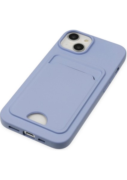 Apple iPhone 14 Plus Kılıf Card Flex Kılıf (Kartlıklı) - Lila fırsatları