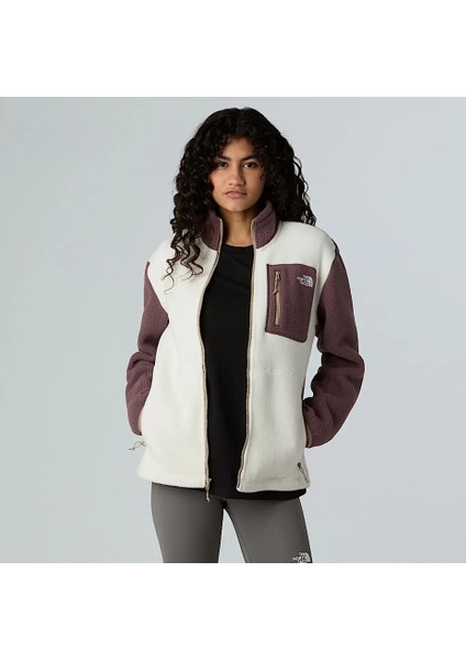 W Yumıorı Full Zıp Kadin Beyaz Polar NF0A8E88EWO1 fırsatları