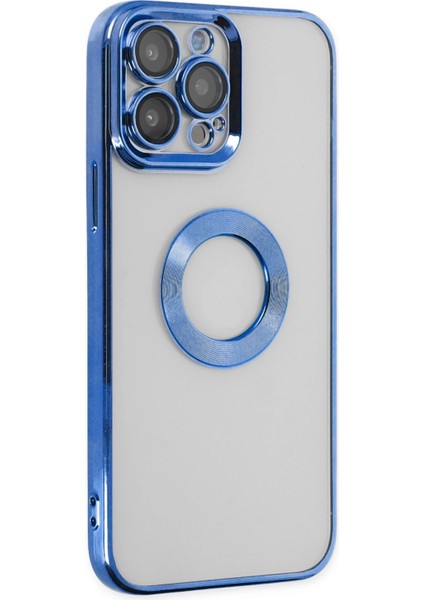 Apple iPhone 14 Pro Max Tavro Kapak – Renkli Çerçeve & Slim Stil - Mavi fiyatları