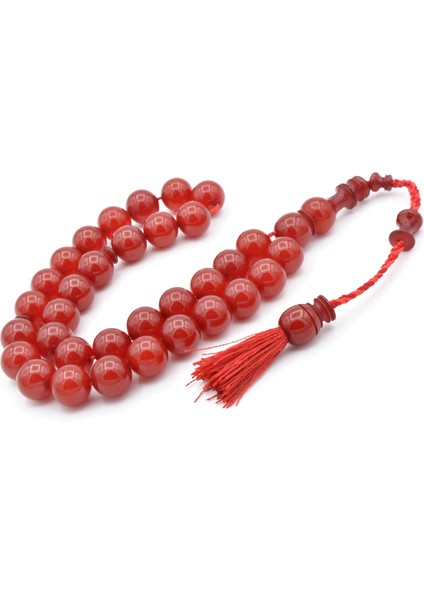 Hakkı Usta Yapımı Küre Yemen Zar Rengi Sıkma Kehribar Tesbih fiyatları