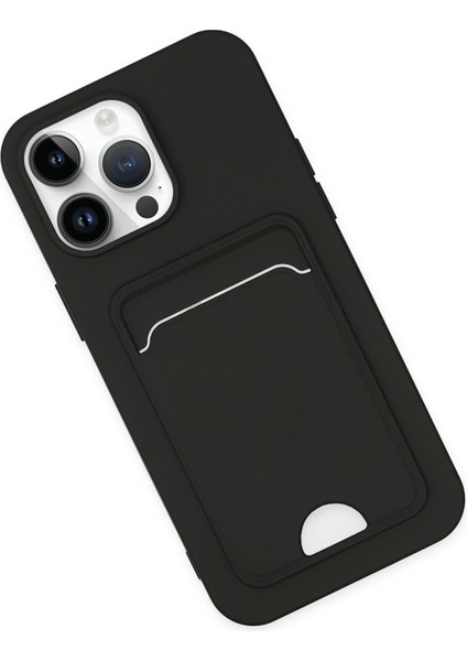 Apple iPhone 14 Pro Kılıf Card Flex Kılıf (Kartlıklı) - Siyah fiyatları