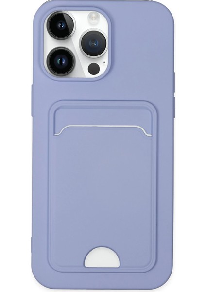 Apple iPhone 14 Pro Kılıf Card Flex Kılıf (Kartlıklı) - Lila fırsatları