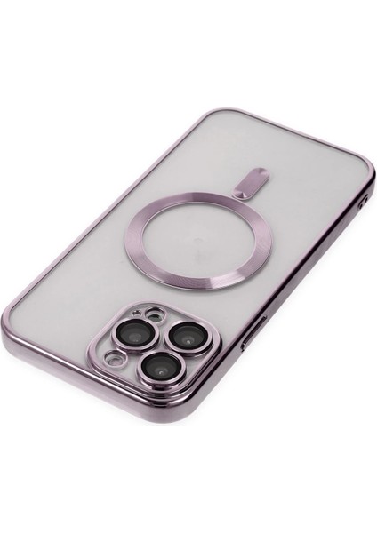 Apple iPhone 13 Pro Max Magneticedge Kılıf - Mor indirimleri
