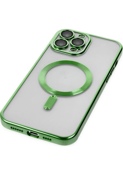 Apple iPhone 13 Pro Magneticedge Kılıf - Koyu Yeşil fırsatları