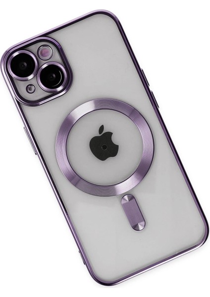 Apple iPhone 14 Magneticedge Kılıf - Mor modelleri