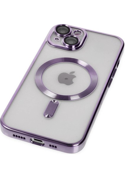 Apple iPhone 14 Magneticedge Kılıf - Mor indirimleri