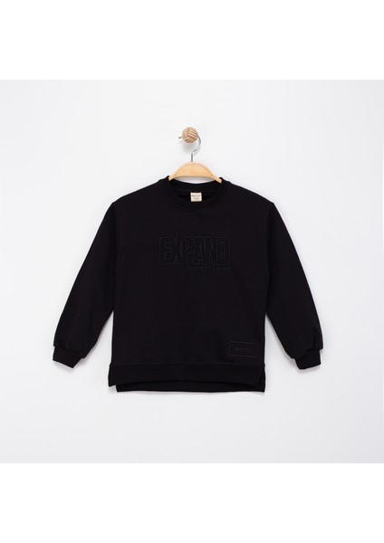 Erkek Çocuk Sweatshirt – Siyah %100 Pamuk fiyatları