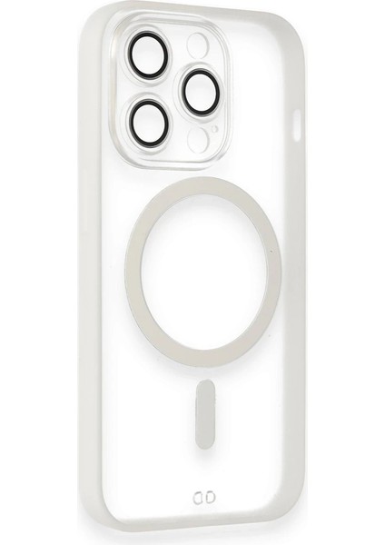 Apple iPhone 14 Pro Flux Mat Kapak – Şeffaf Arka Yüzey, Slim & Pratik Stil - Beyaz indirimleri