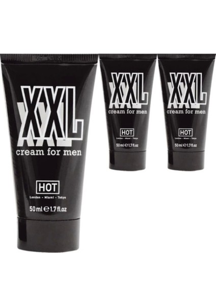 Hotxxl Erkeğe Özel 3 Adet 50 ml Şekillendirici Krem HAPG317