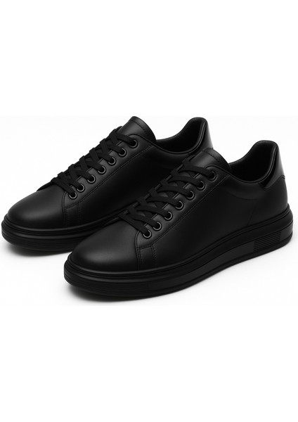 GR0391 Hakiki Yumuşak Deri Ithal Kauçuk Taban Bağcıklı Üst Kalite Erkek Sneaker Ayakkabı