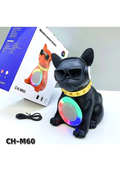 Köpek Tasarımlı Rgb Bluetooth Hoparlör -Kırmızı – 5W Taşınabilir Ses Sistemi modelleri