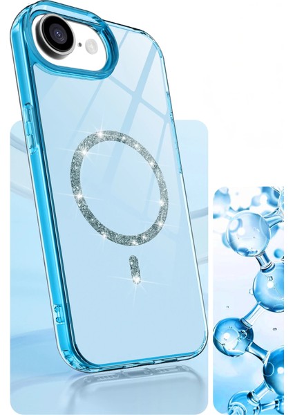 Apple iPhone 16E Crystal Magsafe Kapak – Slim, Zarif & Hafif Tasarım - Siyah indirimleri