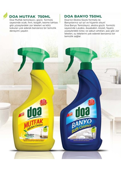 Doa Mutfak 750 ml Doa Banyo 750 ml ( 2'li ) fiyatları