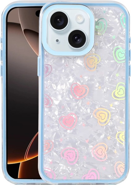 Apple iPhone 15 Astra Desenli Kapak – Slim, Zarif & Şık Tasarım, Modern Koruma - Yeşil