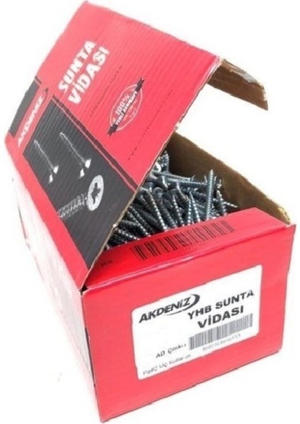 Moda Sunta Vidası 5,0X50 Çinko 200 Adet