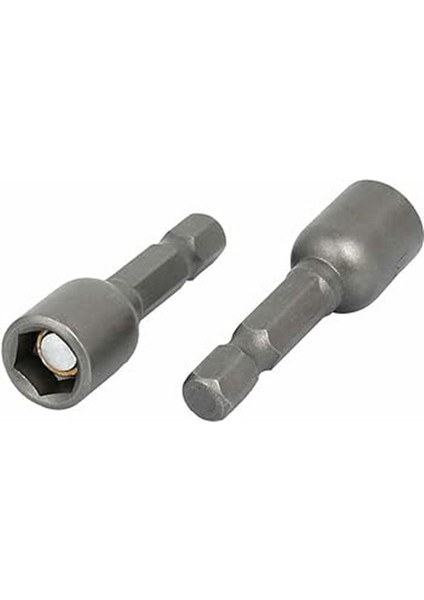 Meşem 8X45MM Lokma Bits Adaptör - Manyetik Somun Adaptörü 10 Adet