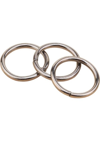 Çok Amaçlı Çelik Boş Halka Zincir Halkası Hobi Çanta Halkası No 3 (5 Adet)