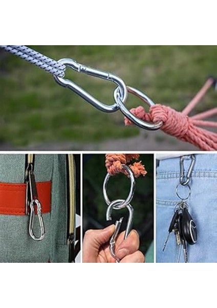 Çok Amaçlı Çelik Boş Halka Zincir Halkası Hobi Çanta Halkası No 3 (5 Adet) modelleri