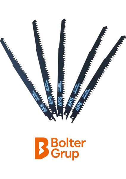 Ark Ağaç Kesme Tilki Kuyruğu Ucu Kemik Kesme Testeresi Ucu 240MM x 5mm 5 Adet