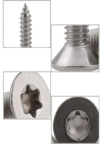 Buldex Vida 7.5X200 mm 50 Adet Sivri Uçlu Dübelsiz Beton Vidası Tork Duvar Vidası Buldeks indirimleri