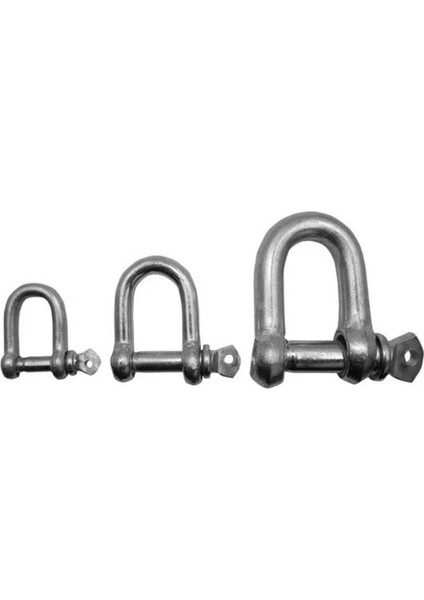 Zincir Kilidi 6 mm Kilitli Karabina U Tipi Mapa Kilit Salıncak Askısı Ek Bağlantı Parça Aparat 5 Ad modelleri