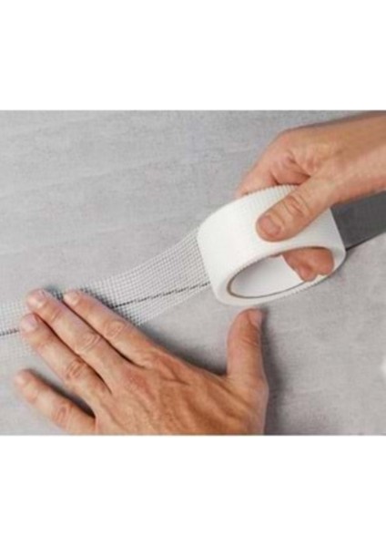 Yapışkanlı Derz Bandı 90 Metre Iç Dış Cephe Sıva Filesi 5 cm Tamir Sıvası Yalıtım Montalama Bant modelleri