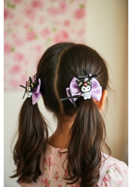 Kuromi Toka 2'li Okul Tokası Kız Çocuk Tokası Kıstırmalı Toka fiyatları