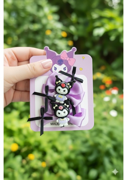 Kuromi Toka 2'li Okul Tokası Kız Çocuk Tokası Kıstırmalı Toka fırsatları