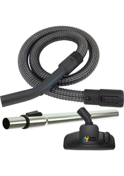 Siemens Uyumlu VSC3A210 Iq 300 Süpürge Çelik Telli Hortumu Seti (1)