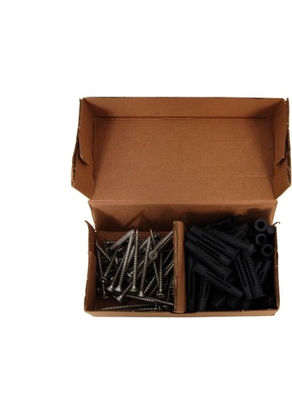 Vida ve Dübel Seti 50 Adet 5X60 mm Sunta Vidası ve 50 Adet 8mm Siyah Tuğla Beton Boşluk Dübel fiyatları