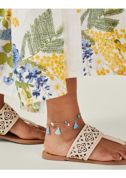 Mavi Püsküllü Hal Hal Set x 3