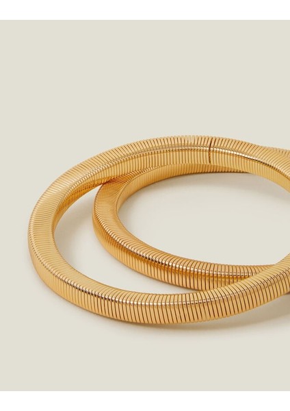 Kalın Streç Bilekik Gold x 2 modelleri