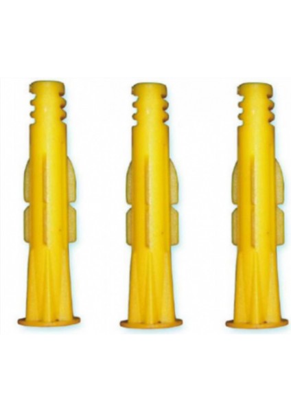 10MM Roket Dübel Profesyonel 10MM Plastik Sarı Dübel 10*60 (100 Adet) modelleri