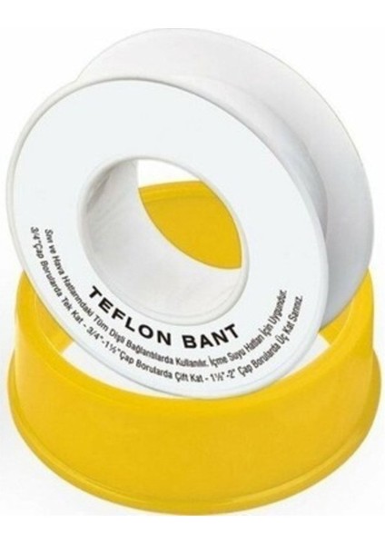 Büyük Teflon Bant 10 Adet