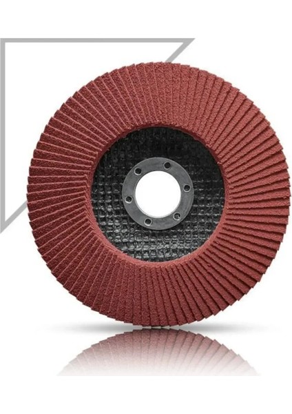 BRATİ HAND TOOLS Avuç Içi Taşlama Flap Disk Zımpara 115 x 22 mm 40 Kum (10 Adet)