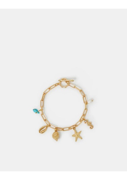 Z Charm Bileklik Altın Kaplama