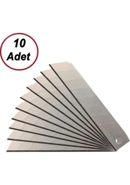 Maket Bıçağı Yedeği 10X10 Tüp 100 Adet fiyatları