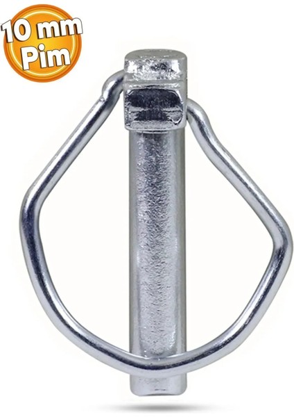 10 mm Traktör Pimi Yaylı Pim Kaliteli Çelik (100 Adet) fiyatları