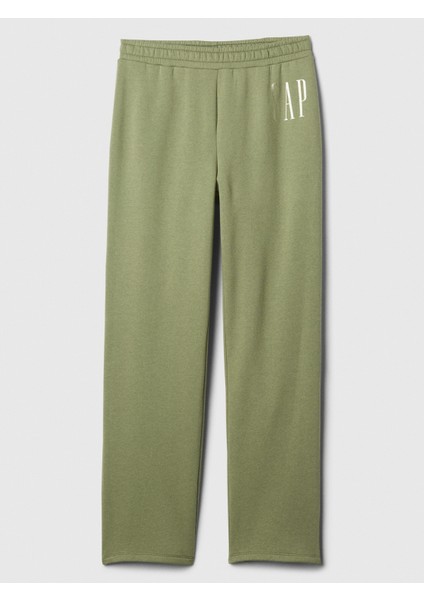Kadın Yeşil Gap Logo Bootcut Pull-On Fleece Eşofman Altı