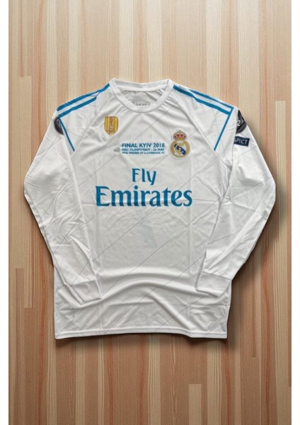 Nostaljik Real Madrid Final Kyiv Uzun Kol Ronaldo Forma fiyatları