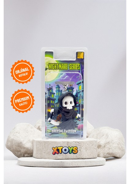 Grimz Ölüm Meleği Iskelet Anahtarlık, Çanta Charmı ve Aksesuarı, Sevgiliye Hediye Konsept Halloween Oyuncak fiyatları