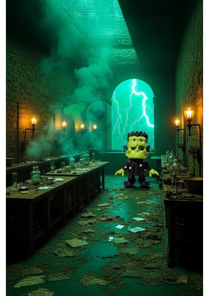 Frankz Frankenstein Anahtarlık, Çanta Charmı ve Aksesuarı, Sevgiliye Hediye Konsept Halloween Oyuncak indirimleri