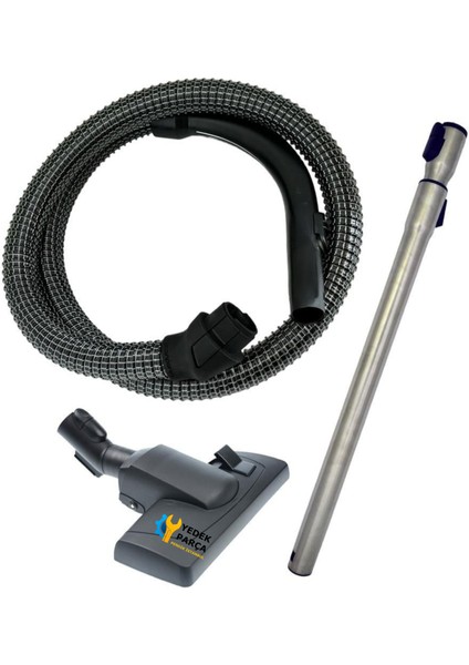 Miele Uyumlu S 6310 Süpürge Çelik Telli Hortumu Seti