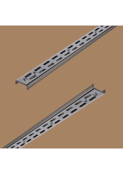 4 Adet Siyah Konik Dikme, 4X200 cm Çift Delikli Askı Demiri, Mağaza Dekorasyonu
