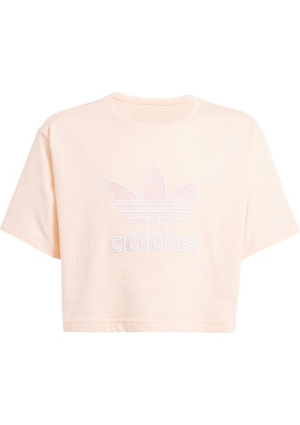 Originals JC9138 Big Logo Execution Kids Oversize Crop Tişört