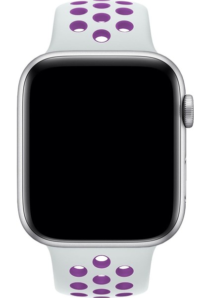 Apple Watch Series 5 42 MM Fileli Kordon Beyaz-Mor fiyatları