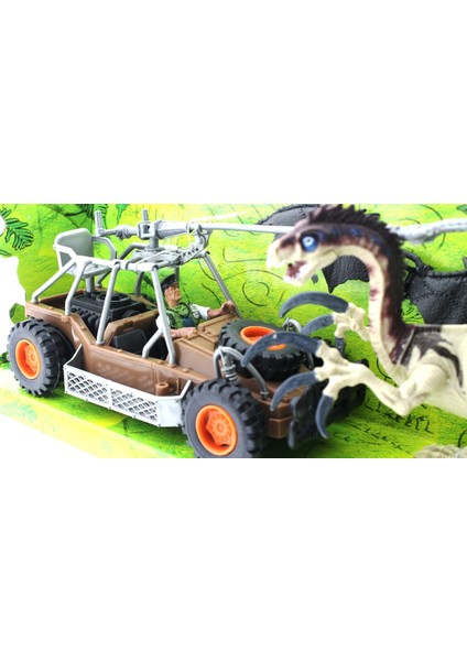 Dinozor Avcısı buggyli Oyun Seti